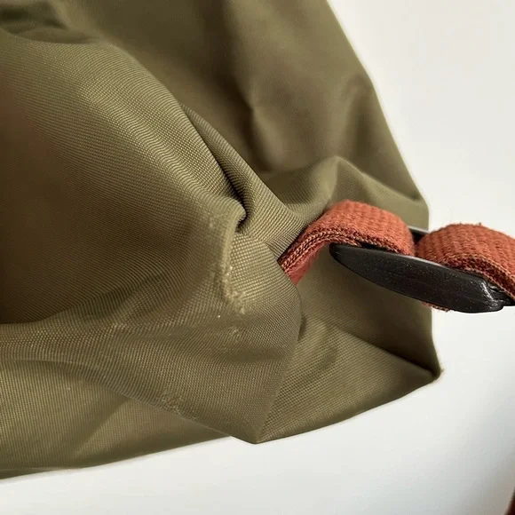 Longchamp Olive and Brown Backpack - Picture 11 of 11